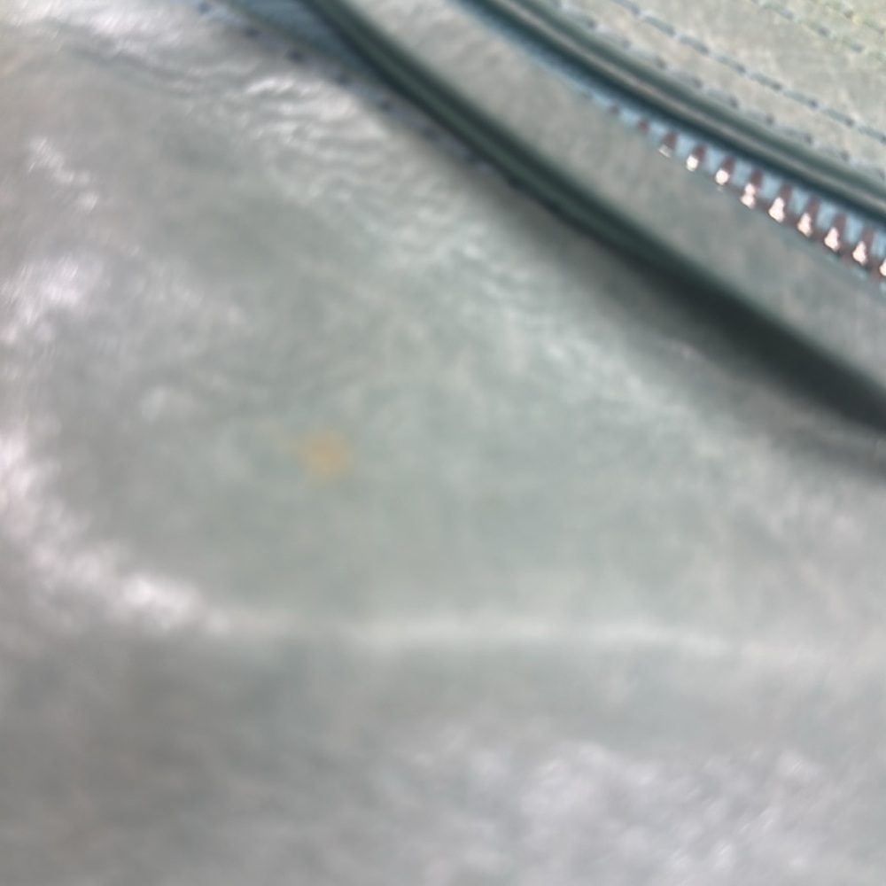 Botkier Trigger Womens Blue Leather Studded Zipper Crossbody Shoulder Bag EUC - Picture 12 of 12